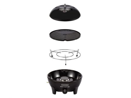 Cadac Citi Chef 40 gasbarbecue Black