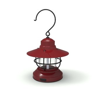 Barebones Mini Edison Lantern Red 2AA Usb
