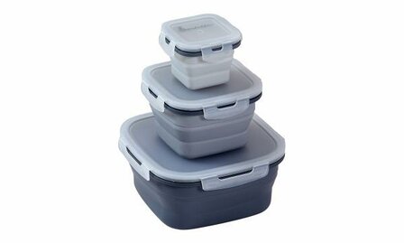 Isabella Opvouwbare lunchtrommelset, 3 stuks