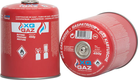 XQGaz Gas - Navulling - Propaan Butaan 450 Gram