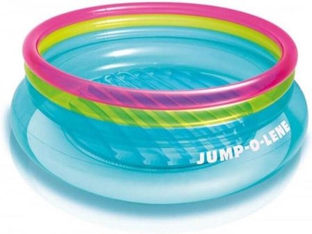 Intex Jump-o-lene springkussen/zwembad - 203cm diameter x 69cm hoog