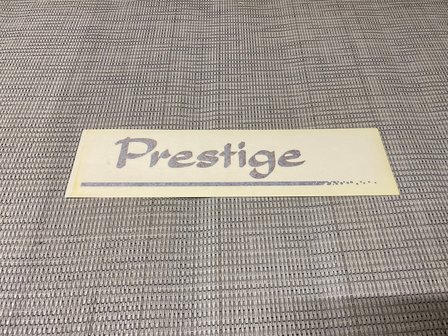 Hobby Prestige sticker met streep