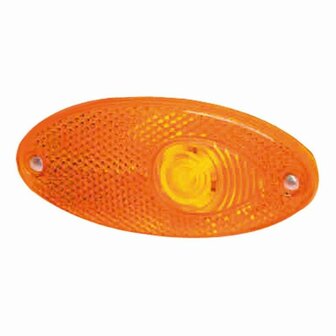 Hella Zijmarkering met Reflector Ovaal Inbouw Oranje