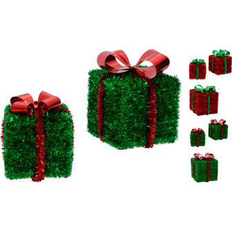 3D Kado Van Tinsel 3 stuks