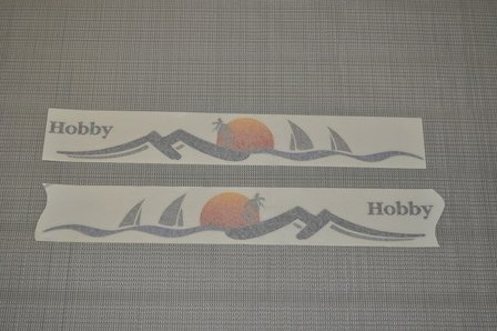 Hobby bootjessticker 2000 t/m 2009 Hobby en Fendt onderdelen - Caravancentrum