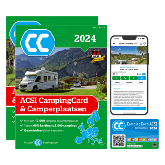 ACSI CampingCard &amp; Camperplaatsen 2024