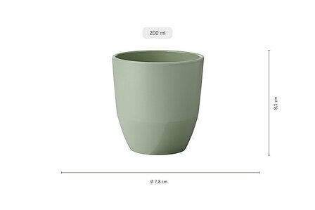 Beker Silueta 200 ml div. kleuren