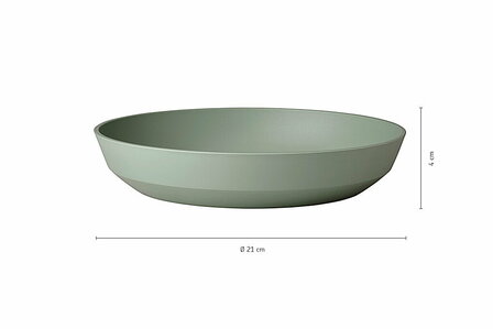 Diep bord Silueta div. kleuren 210 mm
