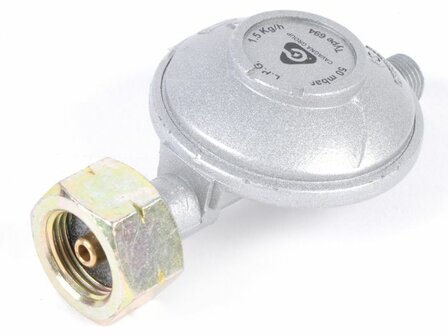 Drukregelaar 50 mbar uni x 1/4&#039;&#039; links buitendraad