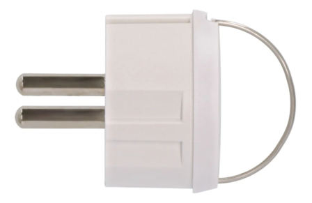 Stopcontactadapter geaard contact 230 V naar USB-C 5 V 
