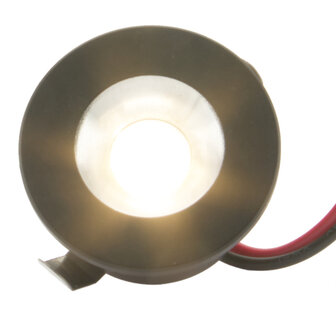 Cagliari LED inbouwspot 12V 1.47W zwart