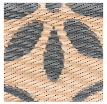 Safarica Safarimat tenttapijt tiles grey beige
