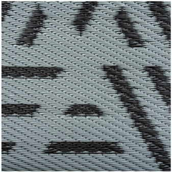 Safarica Safarimat buitenkleed lacrimal black grey
