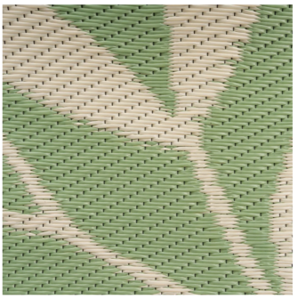 Safarica Safarimat buitenkleed branches green beige