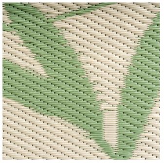 Safarica Safarimat buitenkleed branches green beige