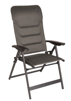 Bardani Vermillion Ergo 3D Comfort campingstoel platina grey