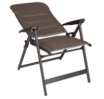 Bardani Vermillion Ergo 3D Comfort campingstoel platina grey