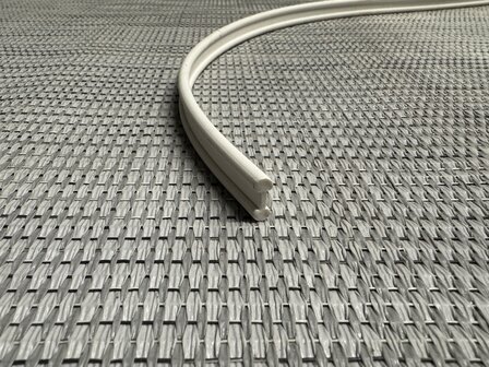 Disselbakscharnierrubber wit t.b.v disselbak 2007 t/m 2013 Hobby