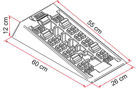 Fiamma kit level systeem jumbo geel