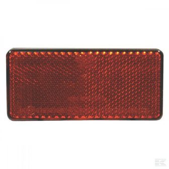 Hella reflector zelfklevend rood 94x44mm