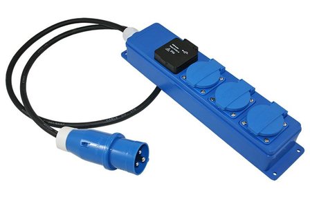 Quatro unit 1,5 meter 3x schuko kontactdoos + USB 2.1A