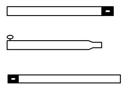 Nokstok 22/19 mm.180-250 cm staal