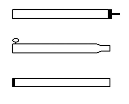 Caravanvoortentstok 25/22mm.170-260cm aluminium