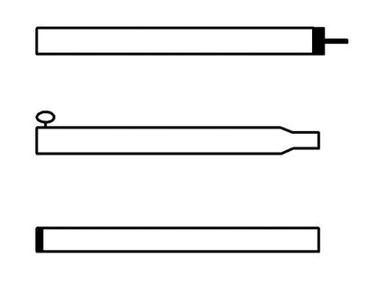 Caravanvoortentstok 25/22mm.170-260cm aluminium