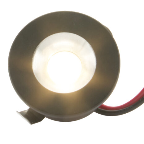 Cagliari LED inbouwspot 12V 1.47W zwart