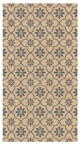 Safarica Safarimat tenttapijt tiles grey beige