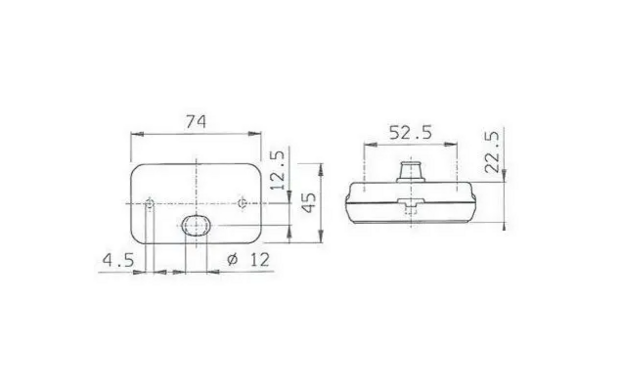 Jokon breedtelamp plat
