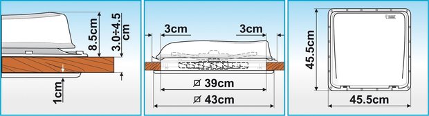 Fiamma Vent 40 Crystal Dakluik