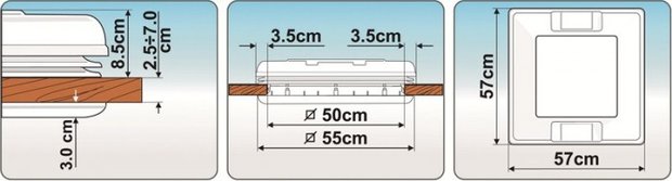 Fiamma Vent 50 Crystal dakluik