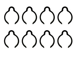 Isabella Kabelclips 8x