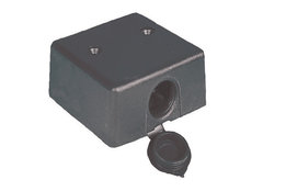 12V stekkerdoos universeel opbouw met deksel