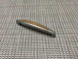 Bovenkastgreep hobby zilver met hout