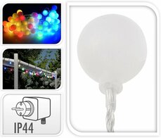 LED Multicolour Feestverlichting Prikkabel - 80 Lampen - 16 Meter - IP44