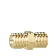 dubbele nippel 1/4 inch links