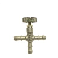 T-slangverbinder met kraan 8mm