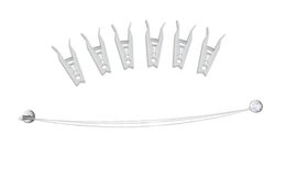 Pavia waslijn met 6 wasknijpers